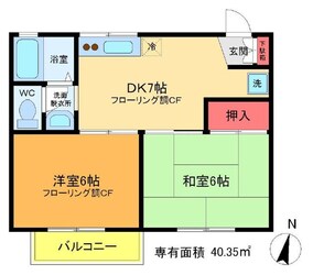 コスモクレールⅡの物件間取画像